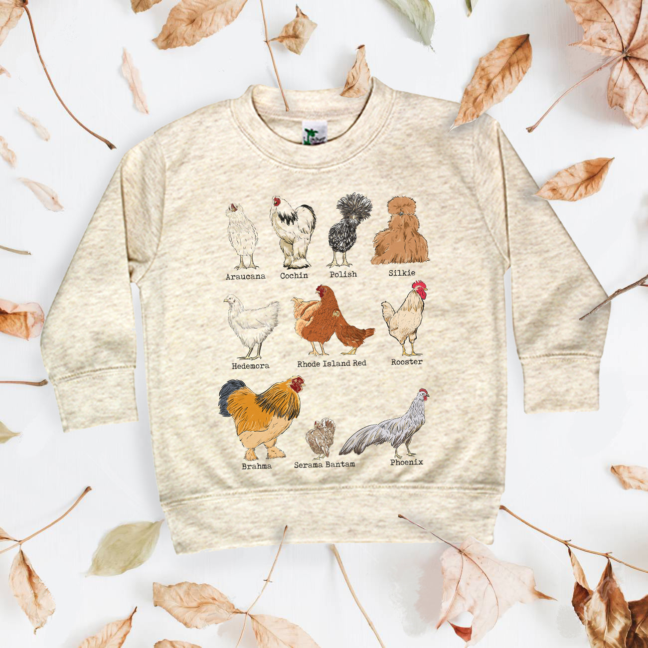 Chicken Breeds Toddler Pullover Barefoot Baby chicken-breeds-toddler-pullover-barefoot-baby