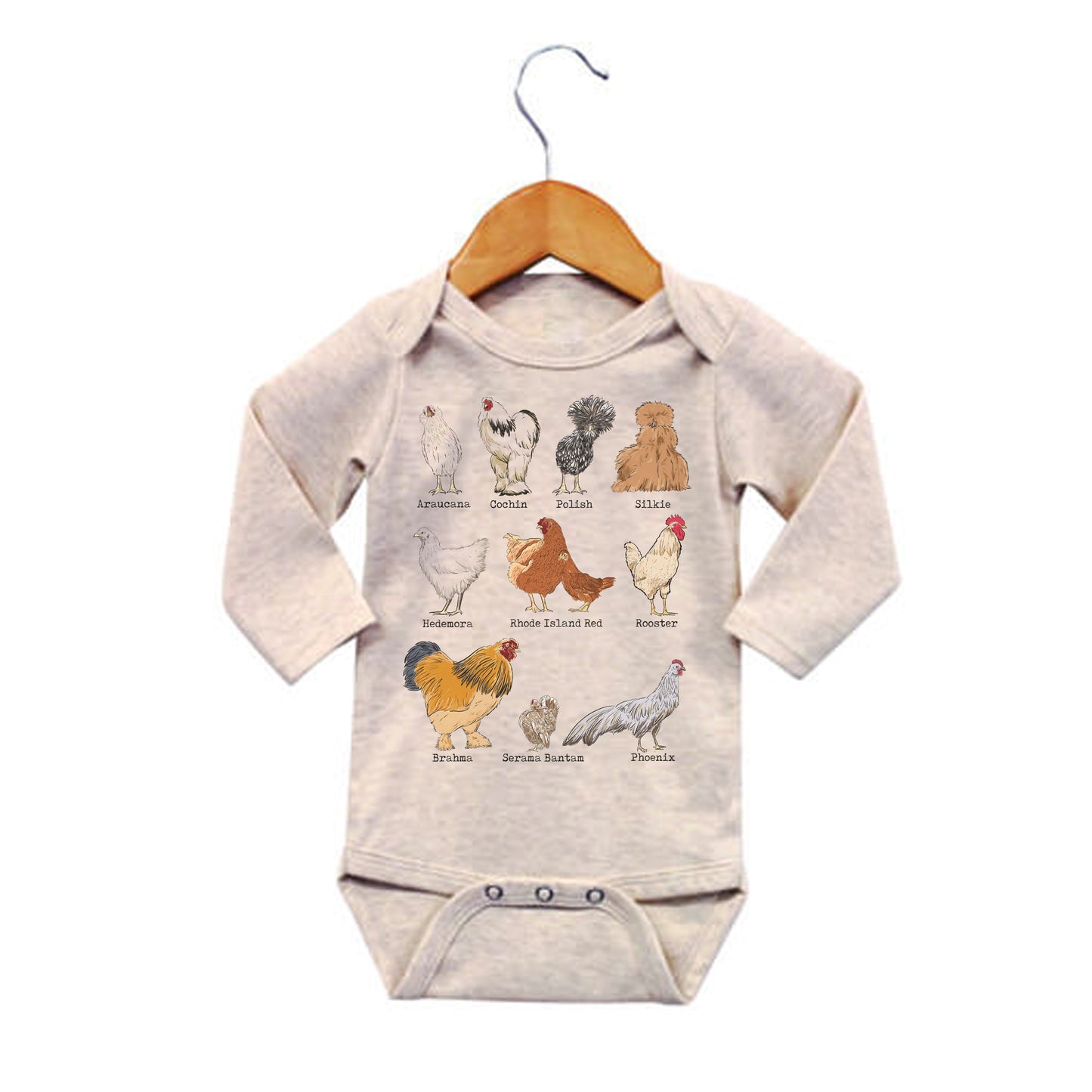 Chicken Breed Baby Body Suit