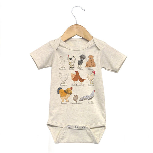 Chicken Breed Baby Body Suit