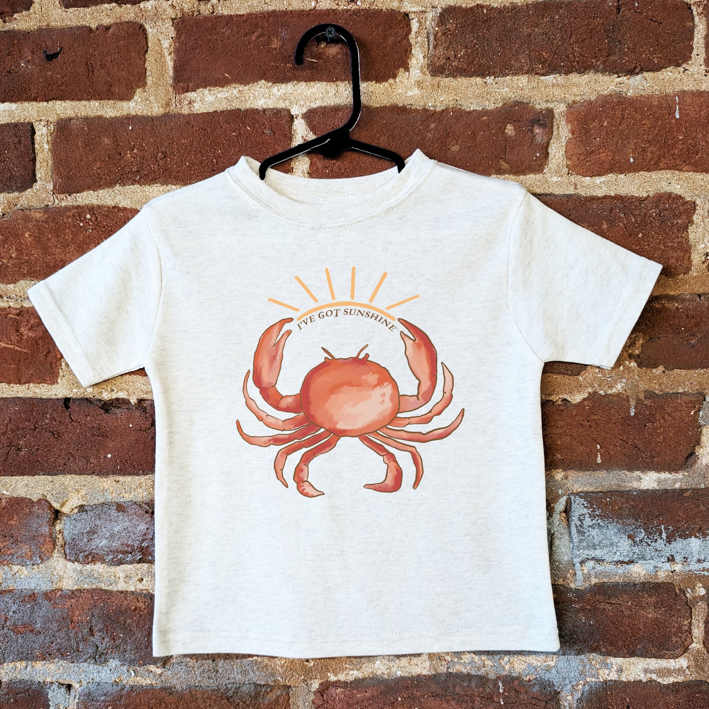"I've got sunshine" Ocean Crab Beach Tee for Toddler or Youth