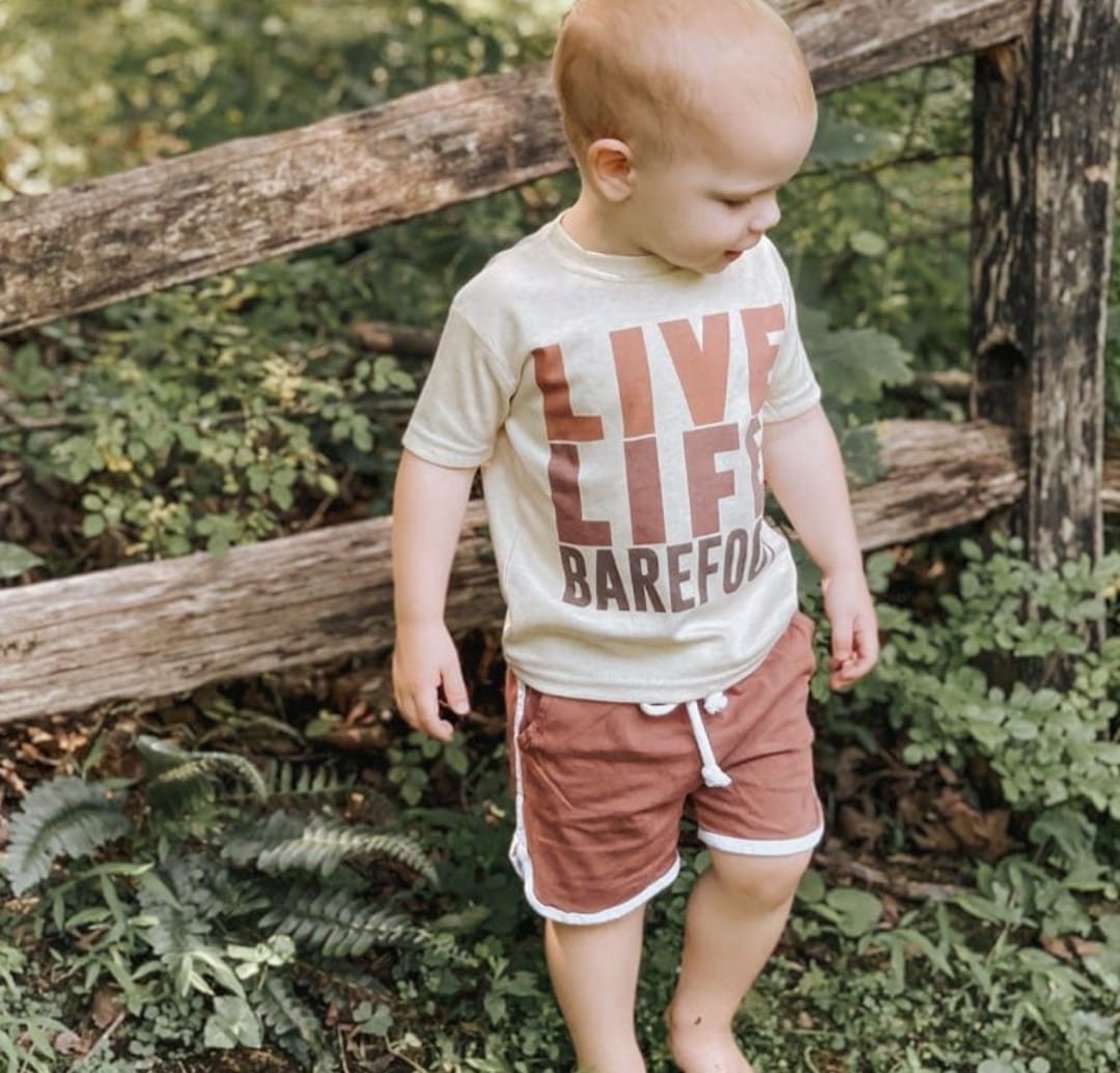 "Live Life Barefoot" Toddler T-shirt