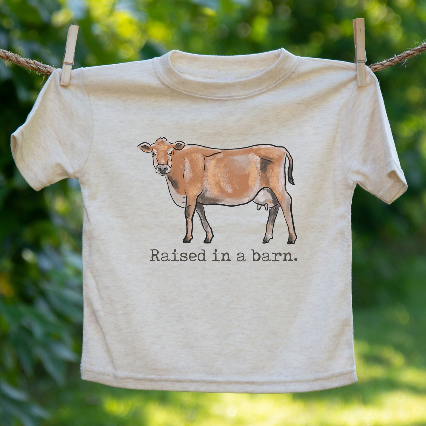 COW "Raised in a barn" Toddler/Youth Tee