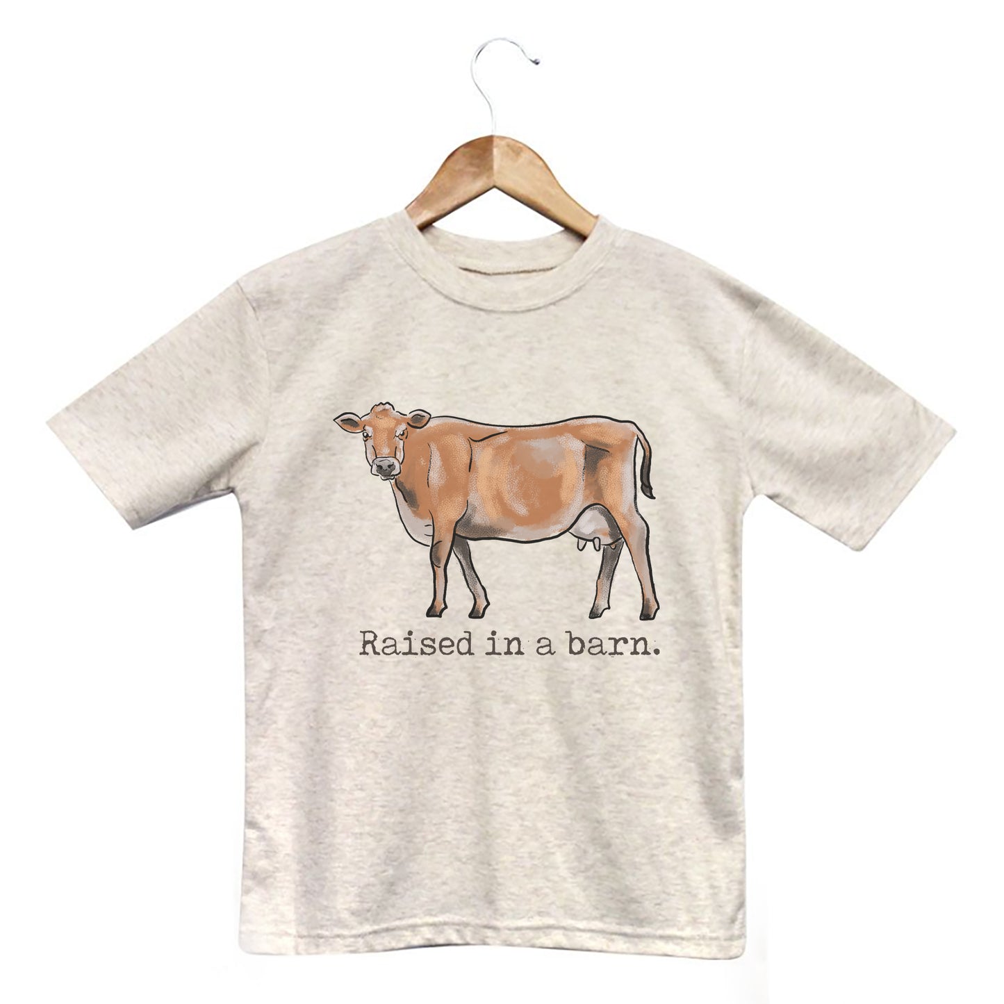 COW "Raised in a barn" Toddler/Youth Tee