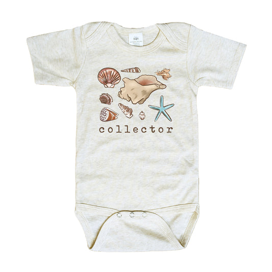 Shell "Collector" Ocean Beach beige Baby Body Suit