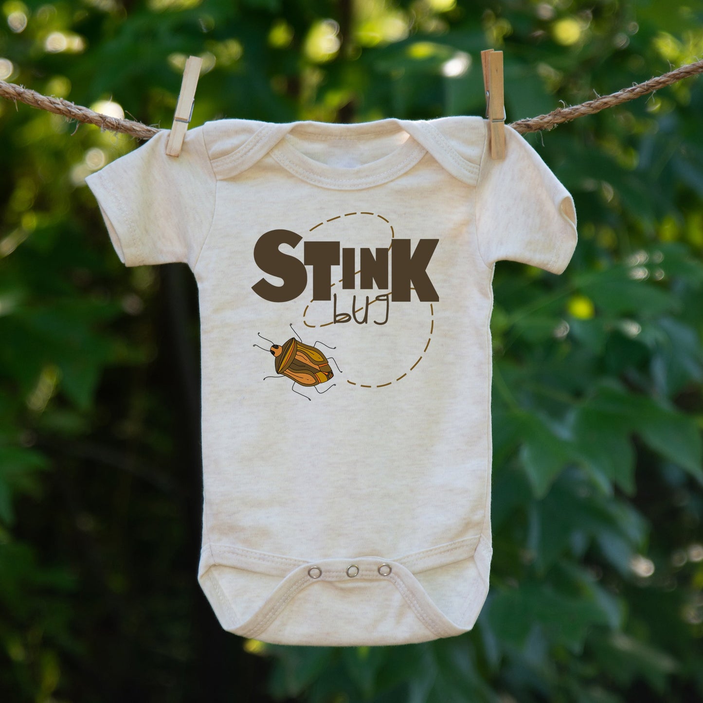 "Stink bug" body suit
