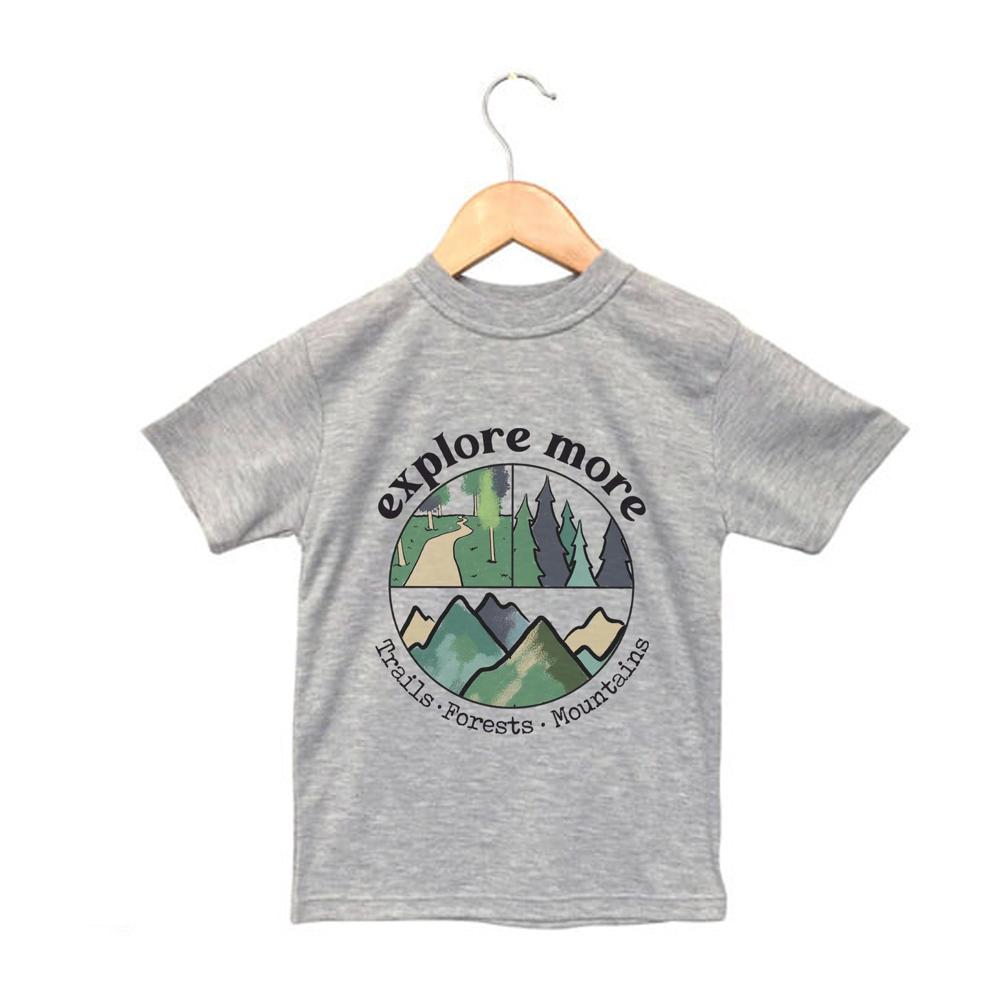 "Explore more" Grey Toddler/Youth Tee