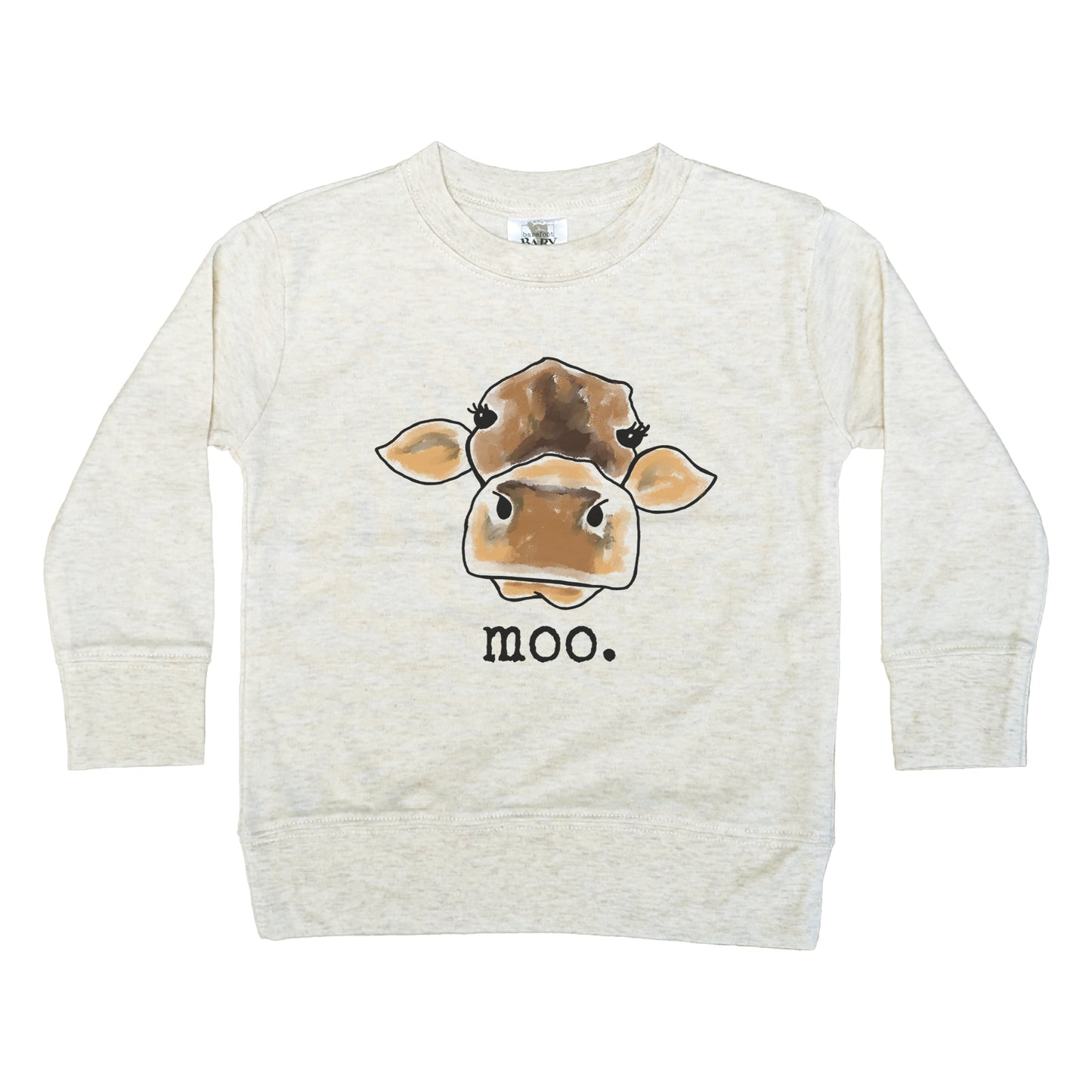 "Moo" Toddler/Youth Long sleeve shirt